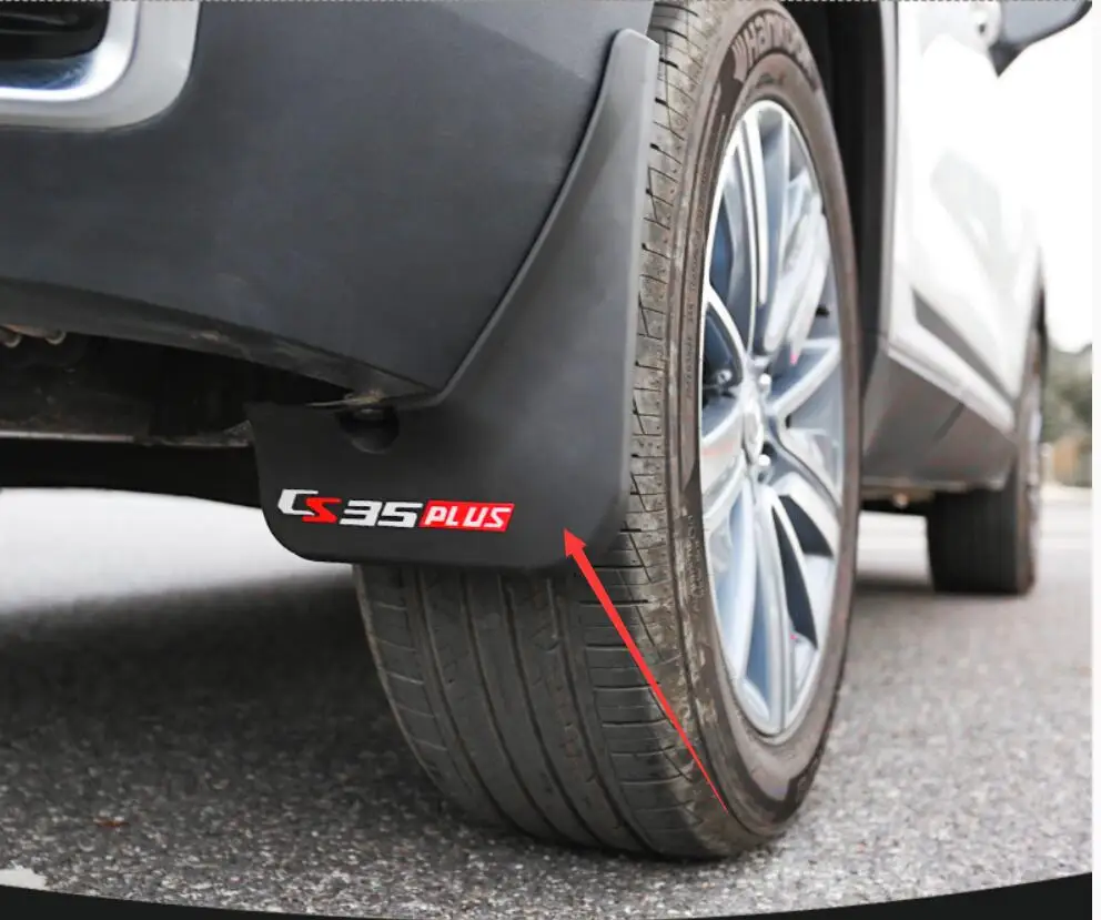 For 2019 CHANGAN CS35 plus Mudguard Fender mud flaps Set soft Plastic Splash Guards Car Styling special fender