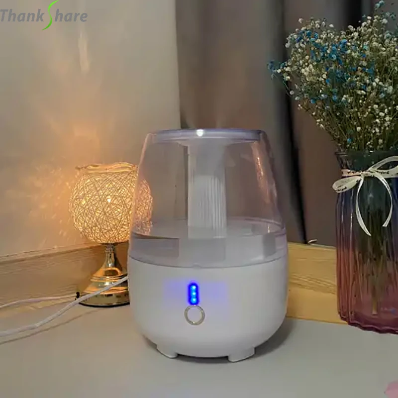 6.8L Air Humidifier Large Capacity Remote Control Ultrasonic Aroma Diffuser Mist Maker With LED Night Light For Home Office