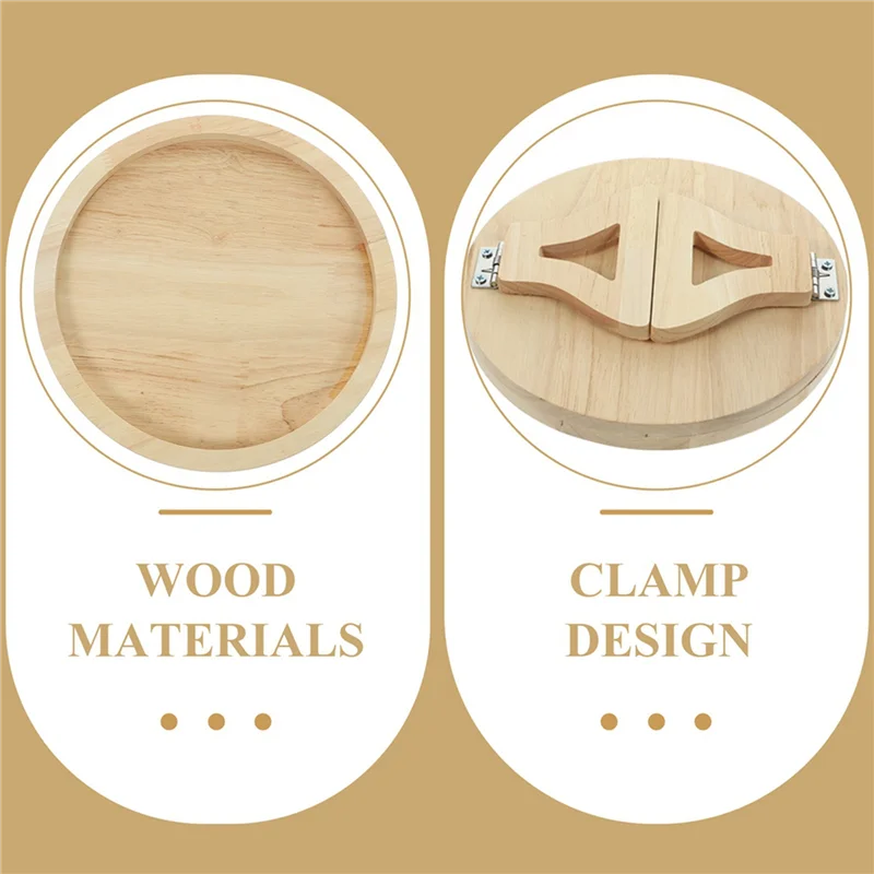 

ABBY-2X круглый складной деревянный диван с зажимом на боковом столике для широких диванов, стол-подлокотник для еды/тренажеров/заспособлений/дистанционного управления