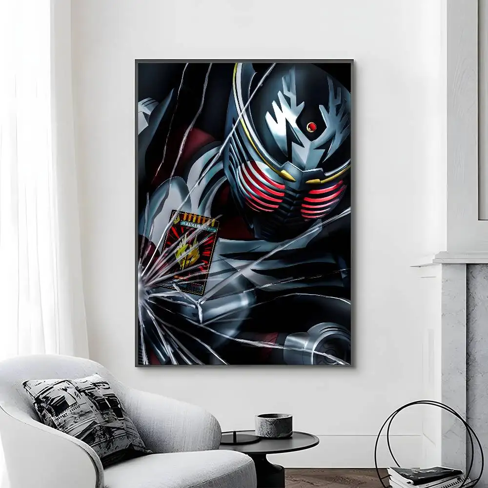T-Kamen Rider R-Ryuki Second Black Poster Canvas painting poster with prints Home bedroom living room decoration gift view 6