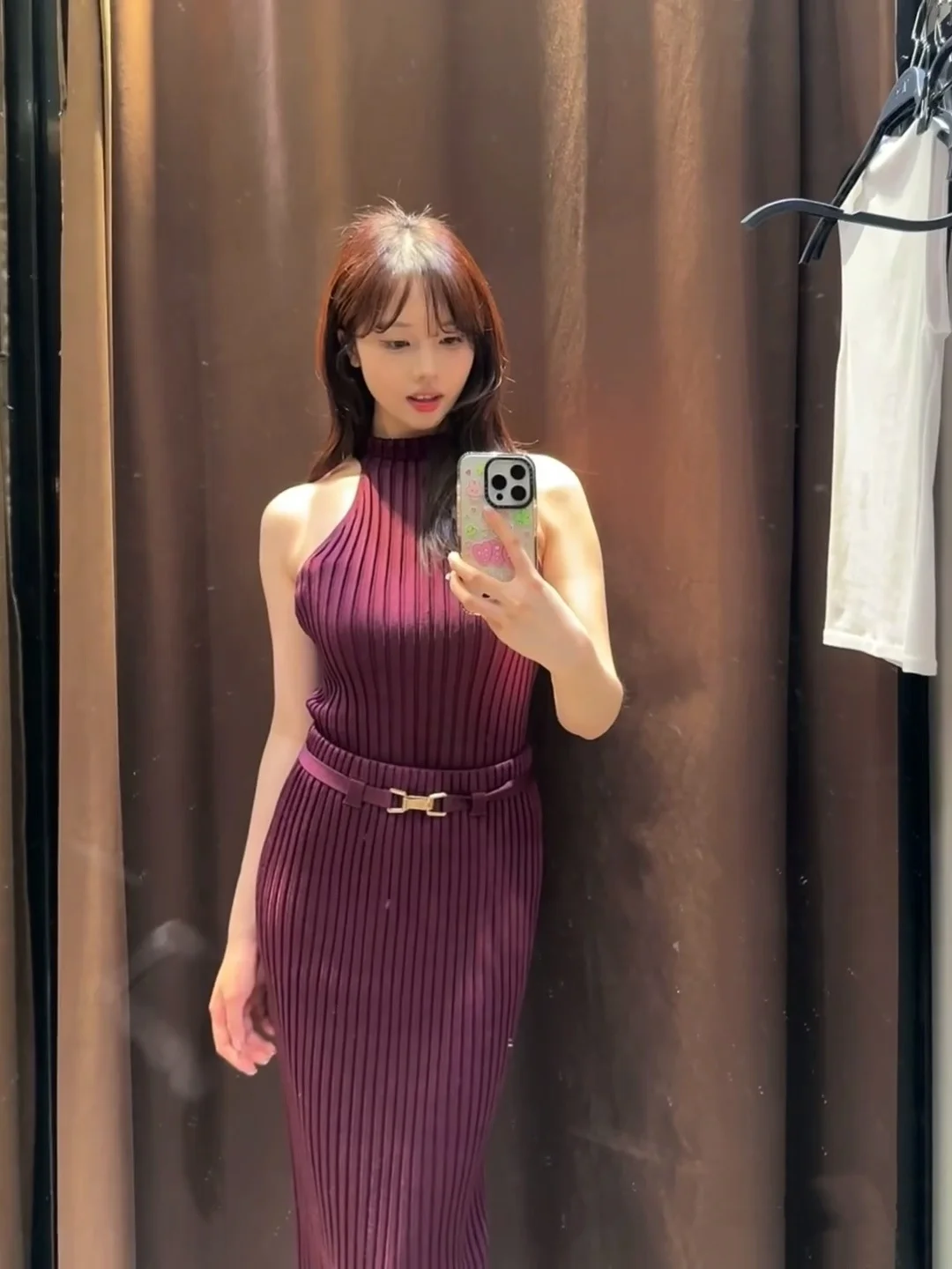 

Весна-лето 20220. Женский вязаный топ в рубчик с круглым вырезом Ne Top Sweet Sle Slim Fit из полиэстера и волокна.