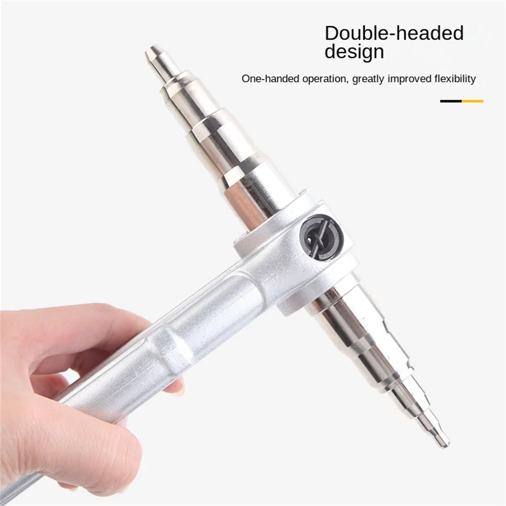 Double-head Manual Tube Expanders For Repairing Connecting Air Conditioner Copper Pipe Tool Anti-slip Tube Expander Power Tools