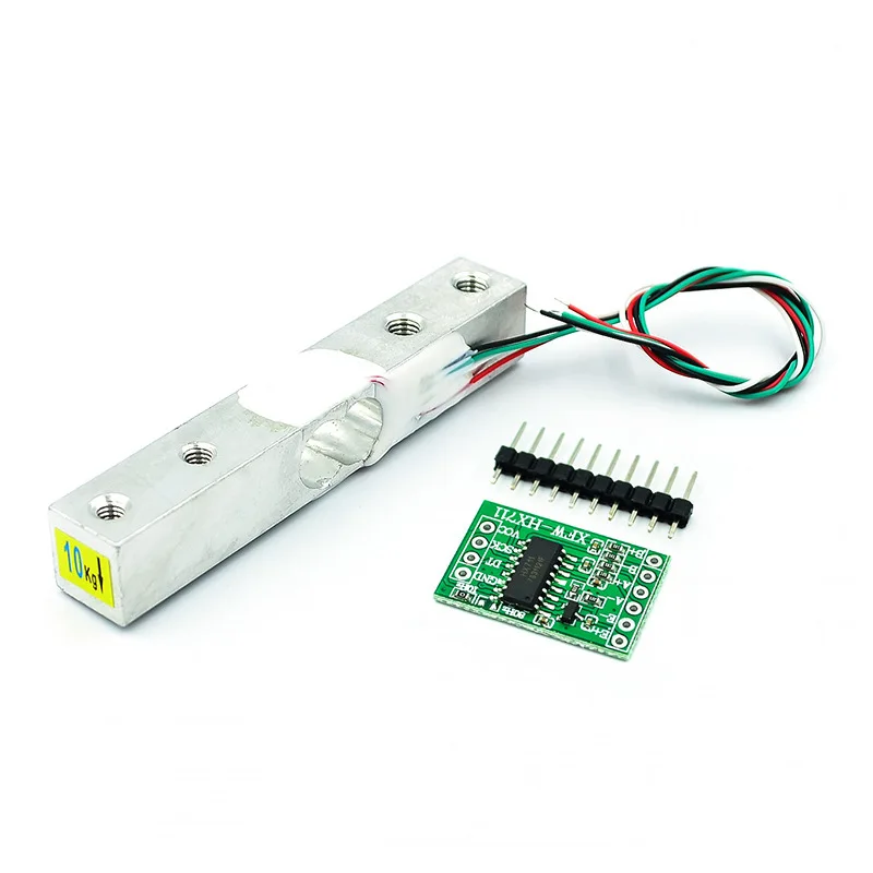 Load Cell Weight Sensor 1KG 5KG 10KG 20KG HX711 Module Electronic Scale Aluminum Alloy Weighing Pressure Sensor AD Module