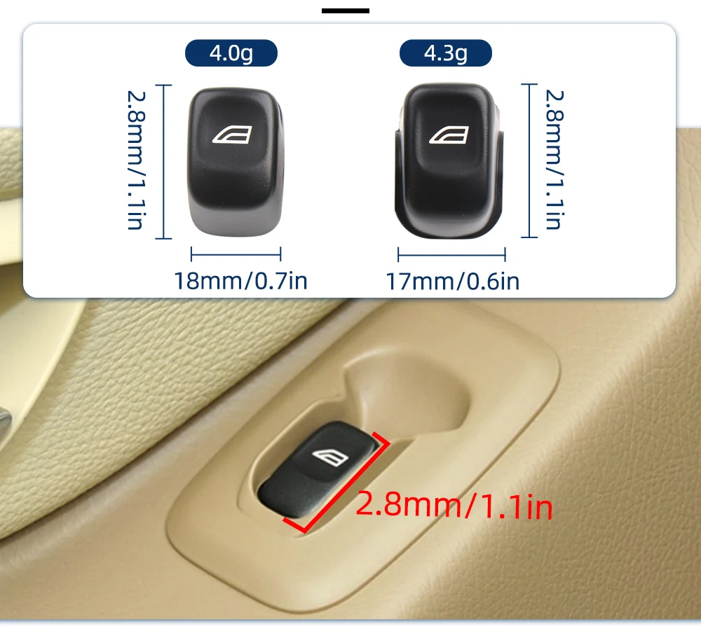 Fensterheber Steuersc halter Aufzug Glas Hub regler Knopf abdeckung für volvo v70 xc70 s80 s60 xc90 – Detail 6