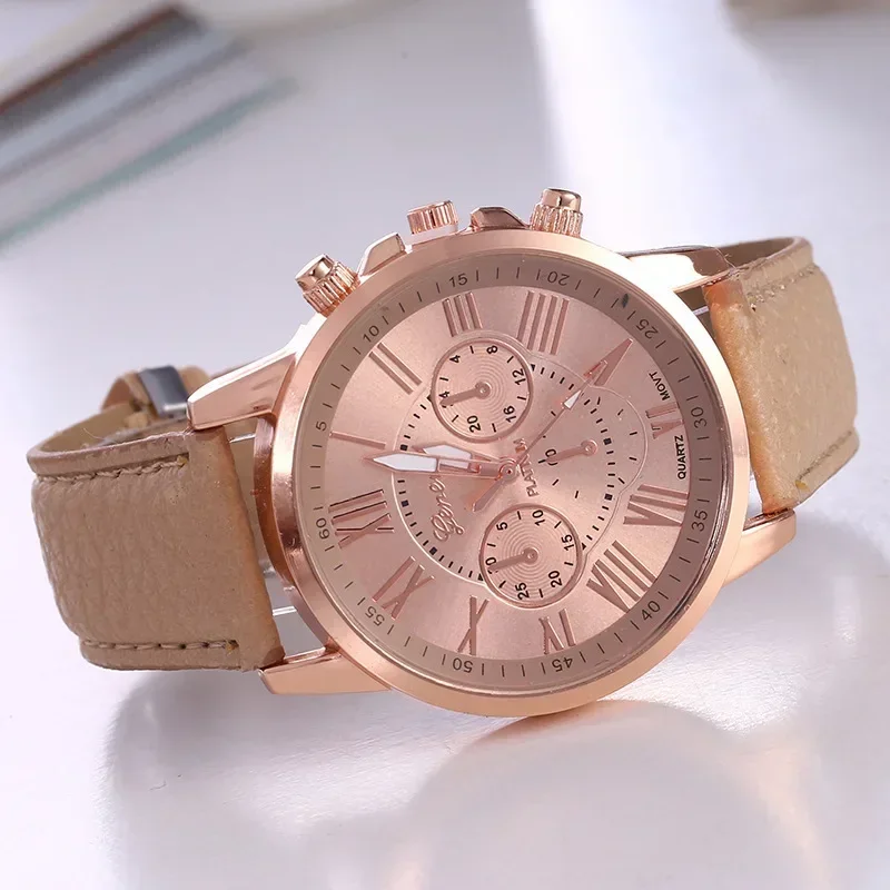 Watch Women Casual Ladies Watches Top Brand Luxury Woman Watch Leather Simple Dress Quartz Wristwatch Female Clocks Reloj