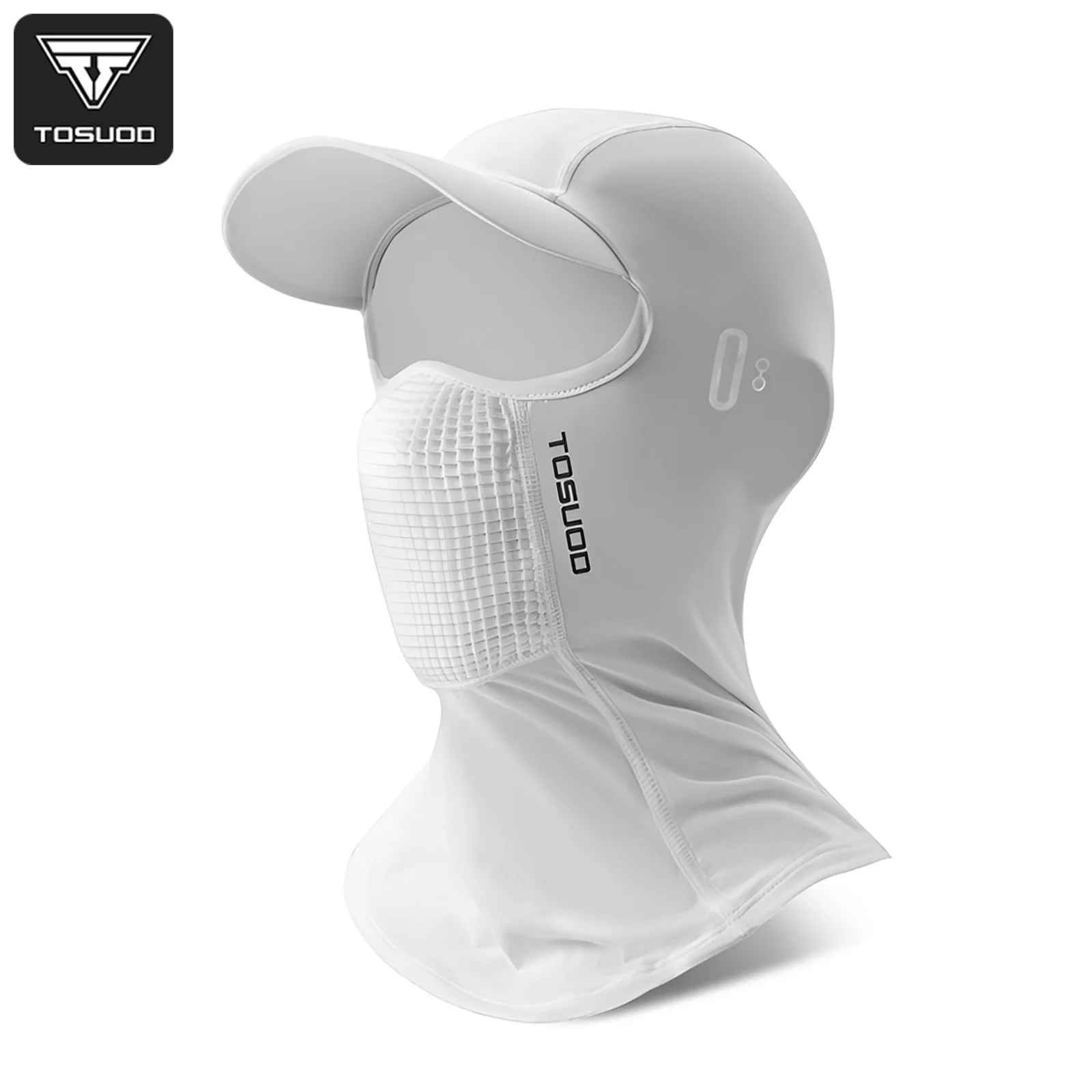 AliExpress NONE TOSUOD Summer UV Protection Ice Silk Full Face Mask Breathable with Glasses Hole Quick-Drying Motorcycle Winter Warm Cycling Hat