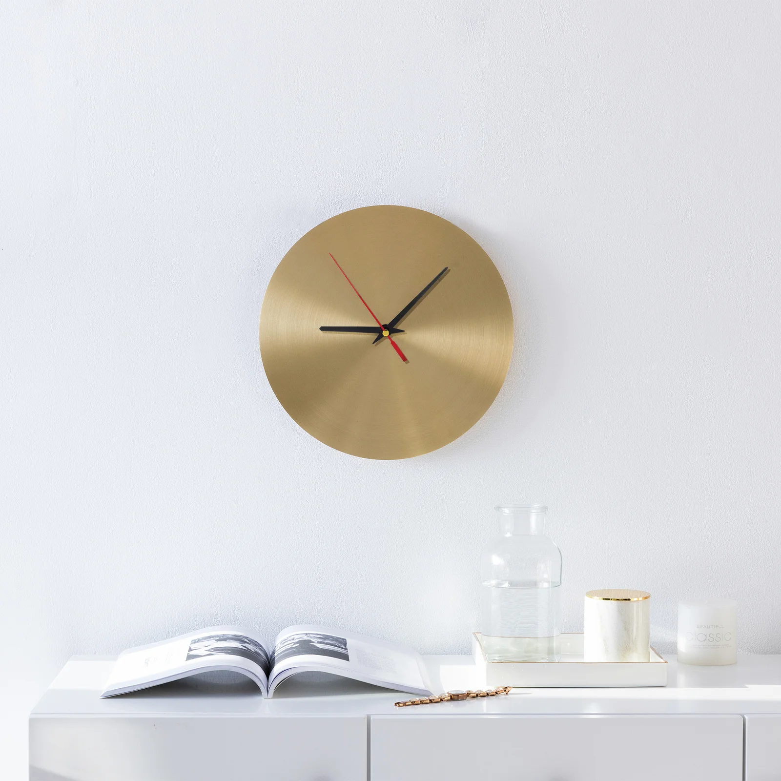 

1Set DIY Clock Movement Kit Plastic Wall Pendulum Mechanism with Hands for Easy Installation and Repair Clock Mechanism