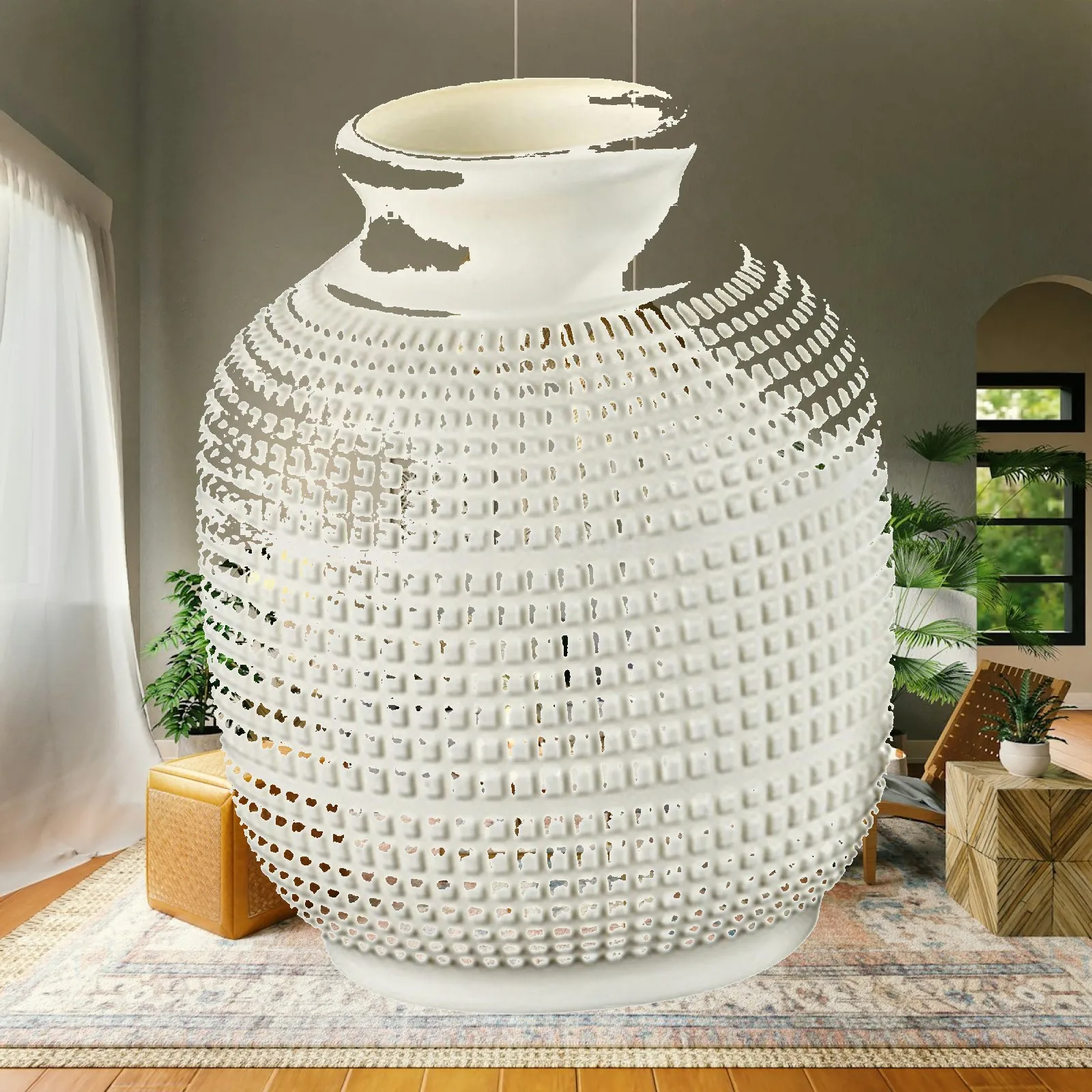 Flower Vase Flower Arrangement Minimalist Decorative Table Vase Tabletop Ornament for Shelf Coffee Table TV Cabinet Bedroom Gift