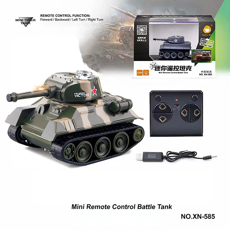 Remote Control Small Tank Ultra-small Mini RC Crawler Driving Tiger Armored Vehicle Military Chariot Off-road Car Kid Gifts