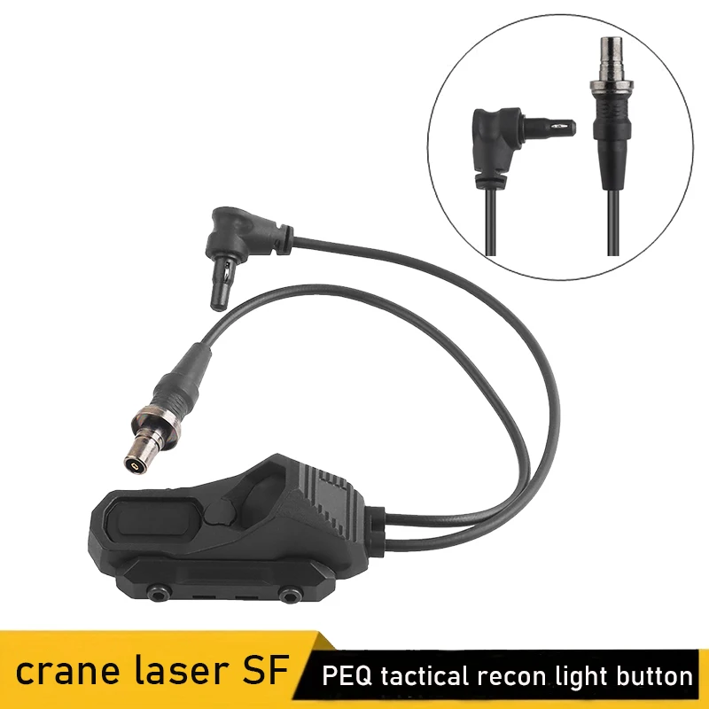 

Тактическая кнопка освещения PEQ, переключатель управления фонариком, лазерный фонарик крана SF, дистанционный переключатель давления Кран