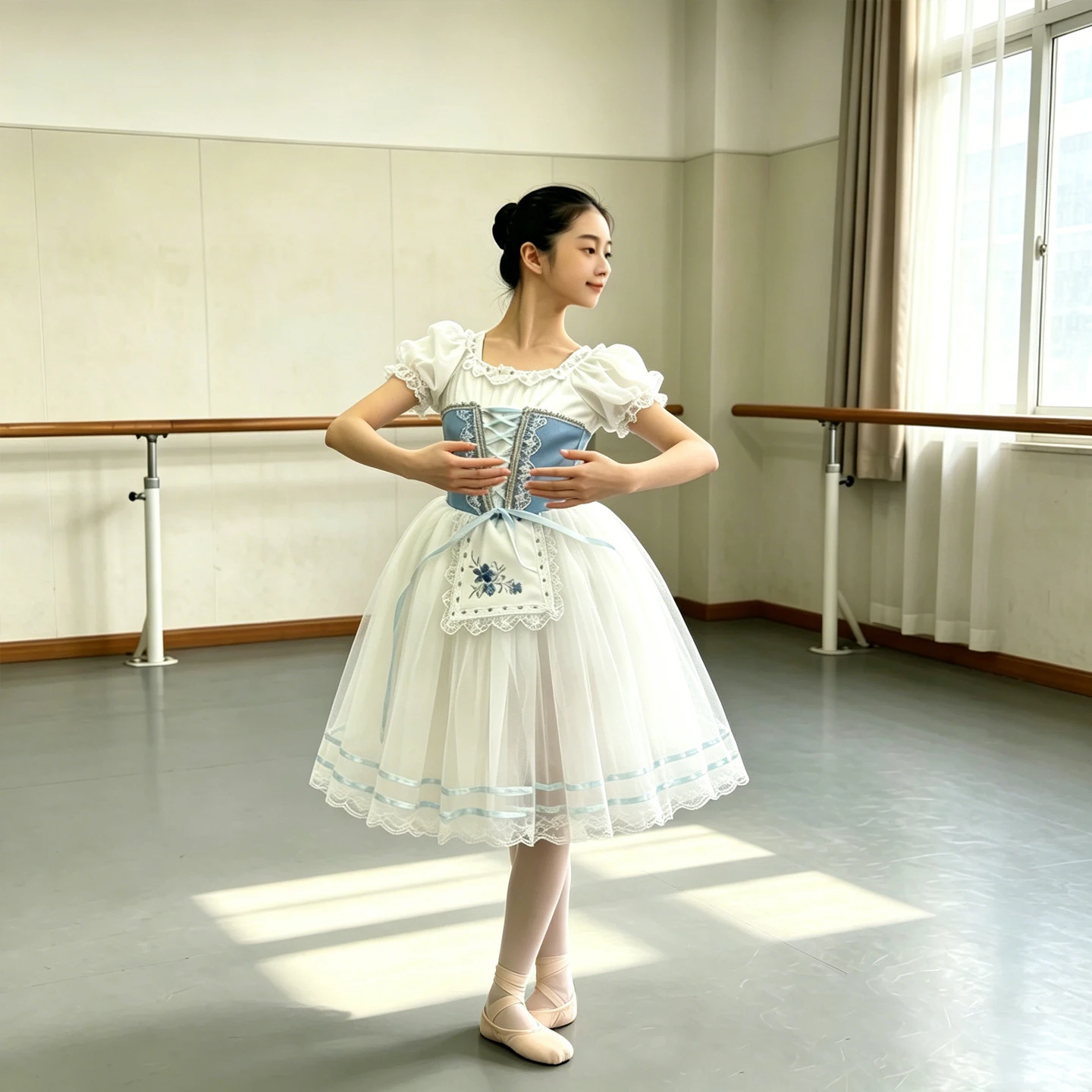 Women Romantic Ballet Dress For Girls Professional Ballerina Dress Long Tutu Skirt Modern Dance Ballet Garment Dance Costumes
