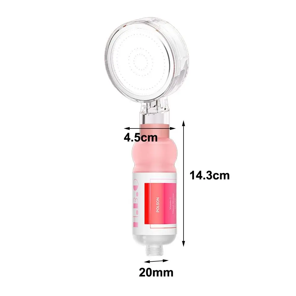 فلتر مياه برأس دش وردي مختلط بفيتامين C، فلتر مياه عطري مضاد للتحديق، إزالة الشوائب #5