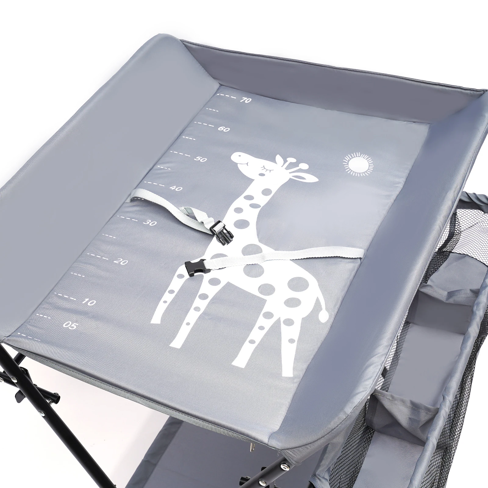 Stół do zmiany dziecka Składana stacja do przewijania przedszkola z organizerem do przechowywania