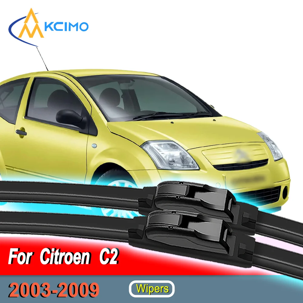 

2PCS Wiper Blades for Citroen C2 2003-2009 Front Windshield Accessories 2009 2008 2007 2006 2005 2004 2003 Year