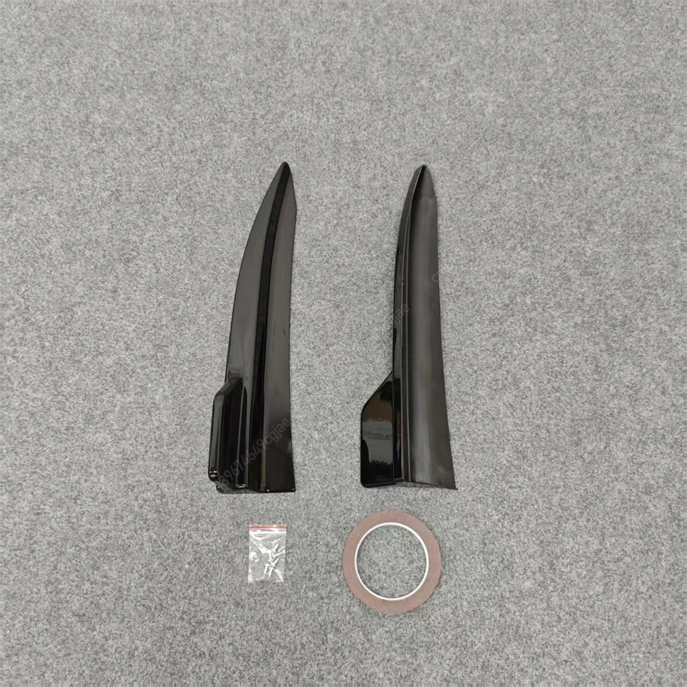 Rear Bumper Diffuser Side Splitters For BMW 3 Series G20 G21 320i 325i 330i M-Sport 2019-2022 ABS Black / Carbon Look Body Kits view 6