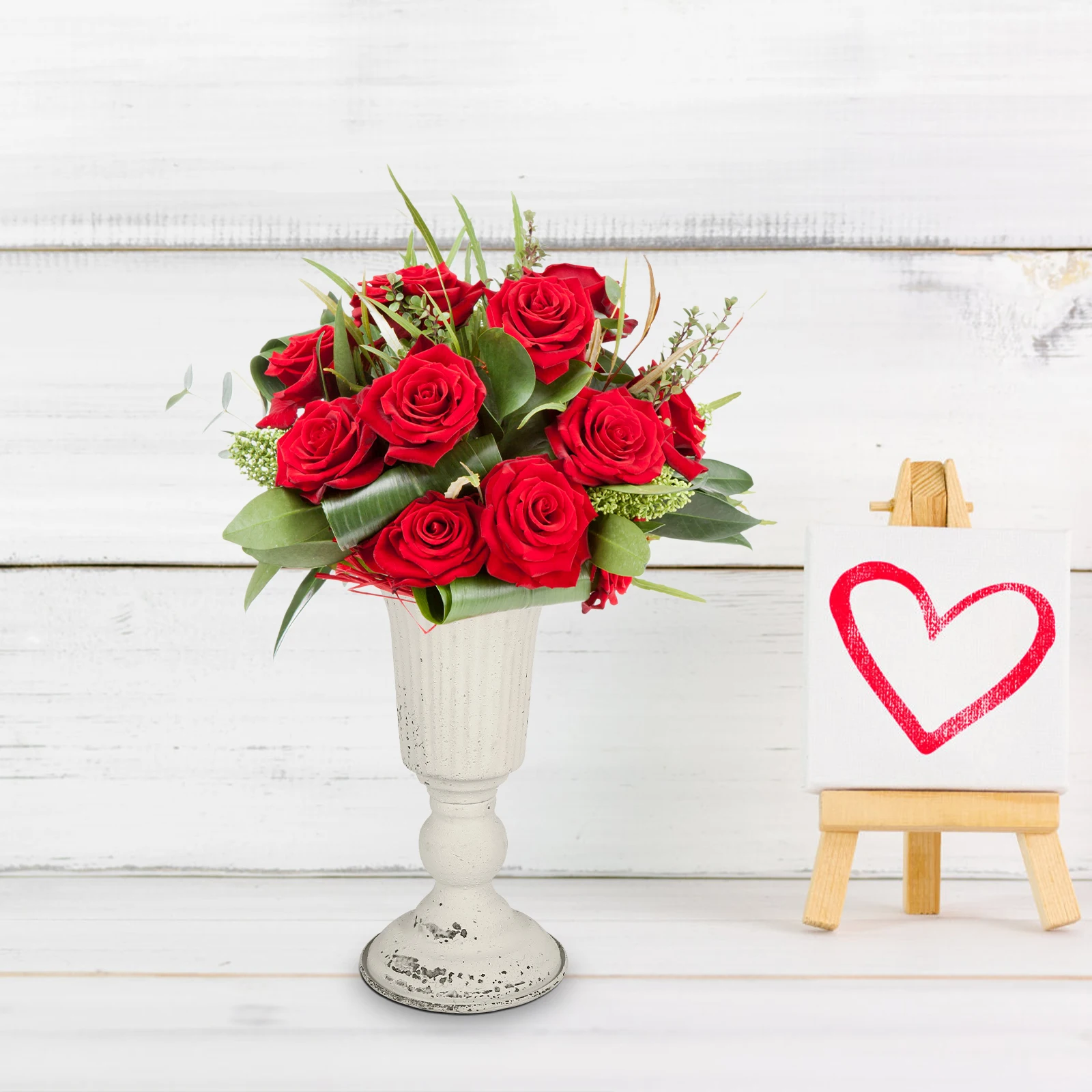 

Roman Style Vintage Iron Planter For Dried Fresh Decorative Vase Flowers Home Wedding Decor Centerpiece Container