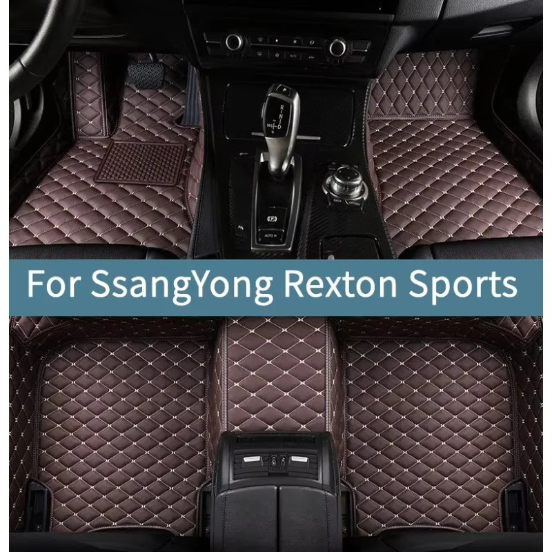 

Full Set Car Floor Mats For SsangYong Rexton Sports 2020 2021 2022 2023 2024 2025 2026 Floor Mats For Cars Interior Accessories
