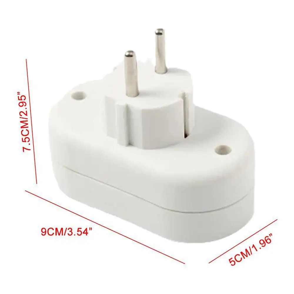 العالمي 1 إلى 3/4 طريقة الاتحاد الأوروبي تحويل المكونات مقاومة للحريق 250 فولت مقبس الطاقة التوصيل 16A محول السفر السفر الدولي