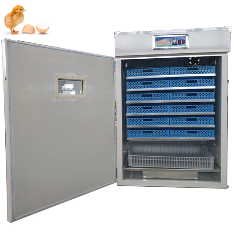 Full-automatic 48 1056 10000 Egg Hatching Machine / Chicken Egg Incubator For Sale