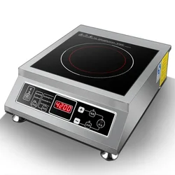 3500W high-power intelligent waterproof induction cooker commercial stainless steel induction cooker home cooking flat