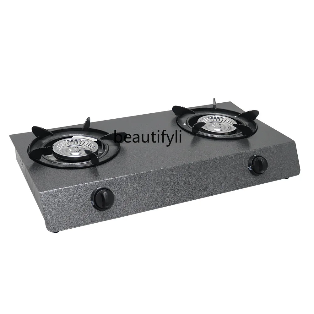 Double head gas cooker Commercial liquefied gas cooker Desktop
