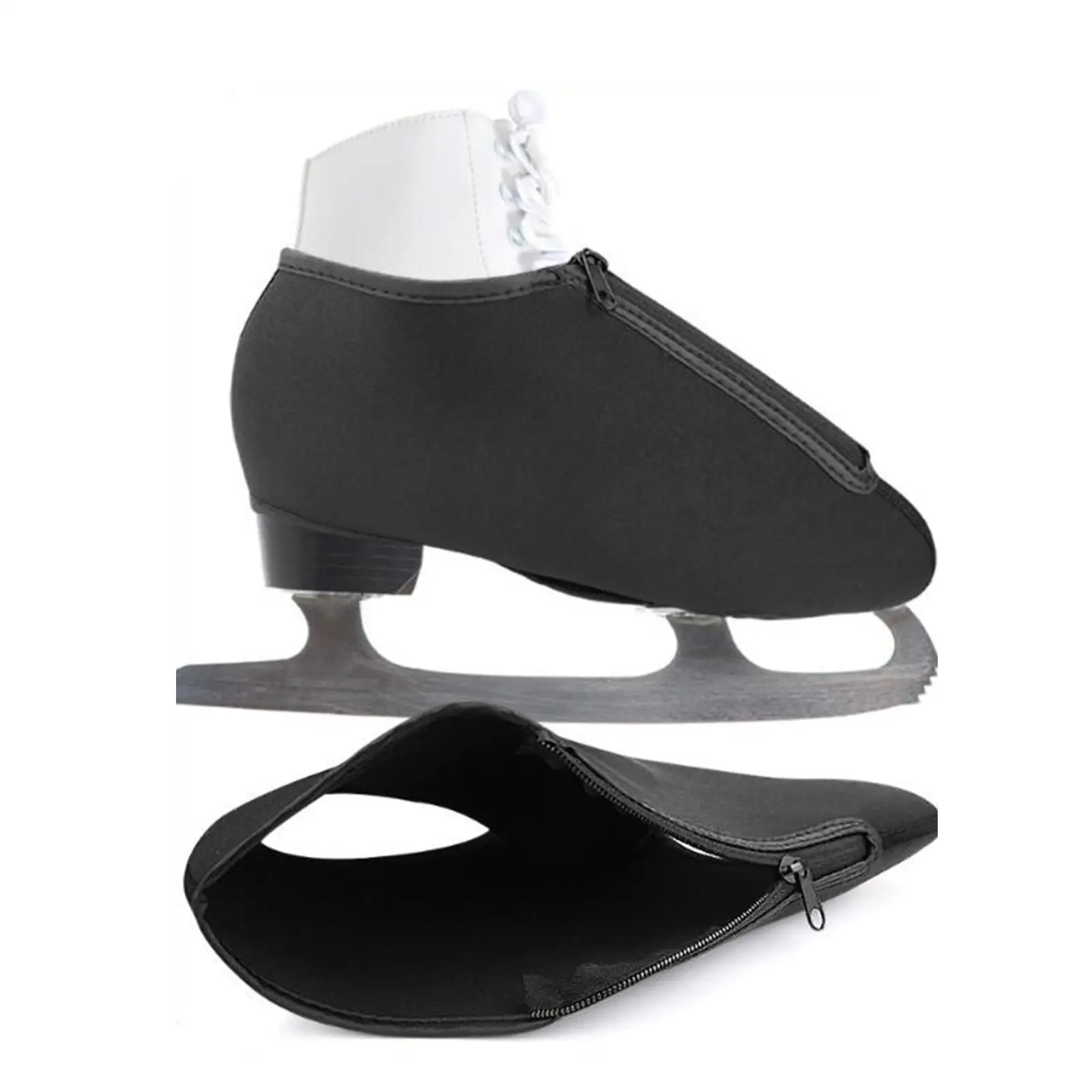 

2x Skate Covers Protective Shoe Cover Water Resistant Skating Accessories Shoes Protector for Figure Skating Kids Youth