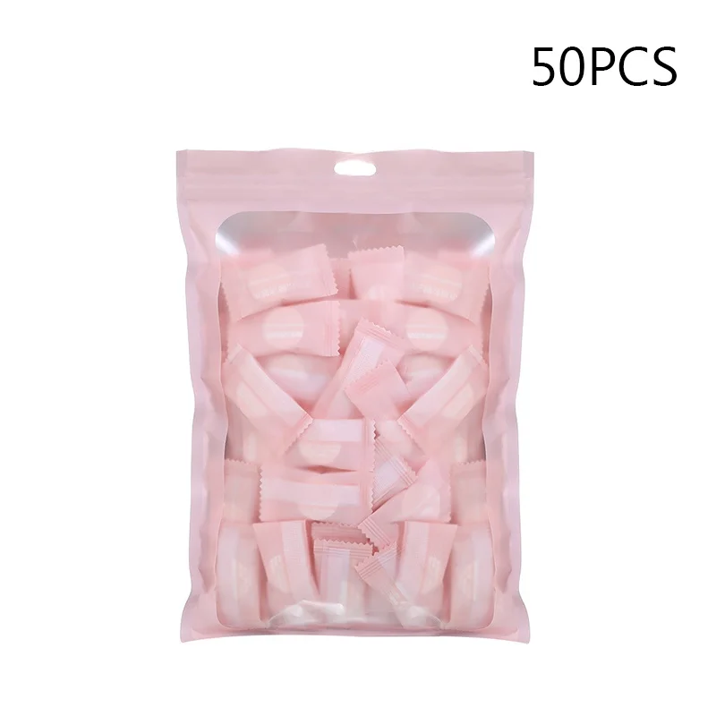 50pcs/bag Disposable Towel Compressed Portable Travel Non-woven Face Towel Water Wet Wipe Outdoor Moistened Tissues