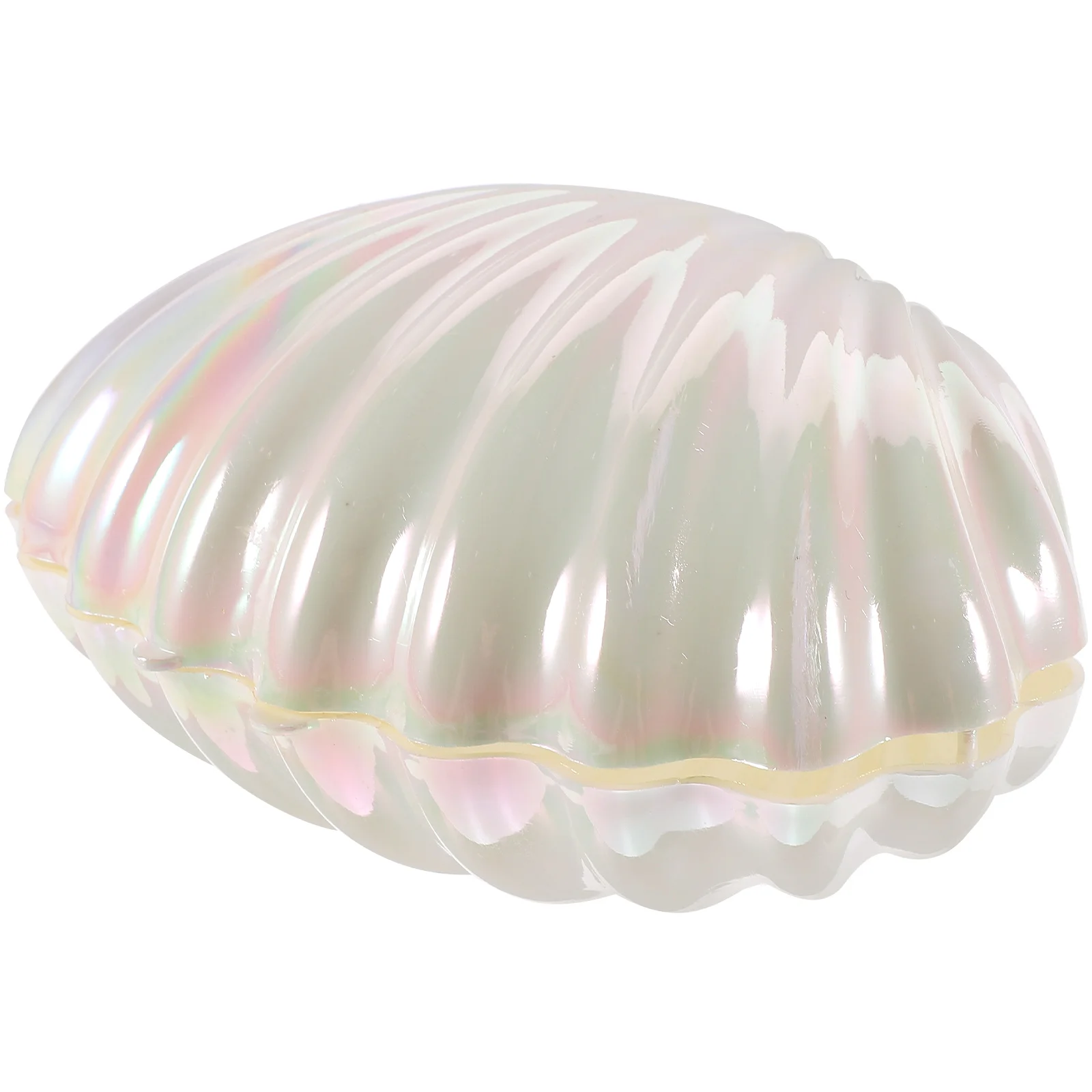 

Pearlescent Shell Outfit Holiday Candy Boxes Containers for Party Plastic Decoration