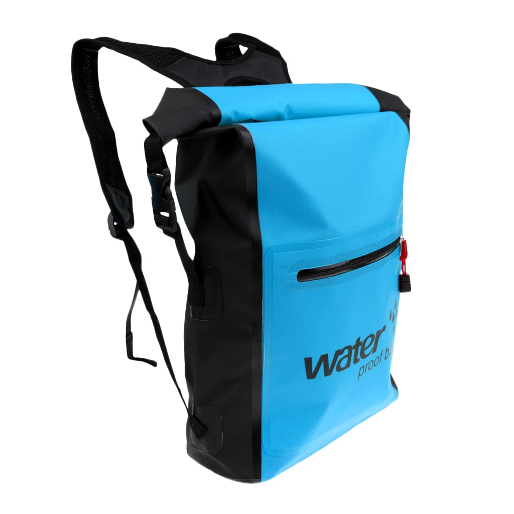 Wodoodporny plecak z regulowanymi szelkami na ramię, torba na akcesoria kajakowe do kanu, łodzi, surfingu, na kemping, wędrówki i przygody.