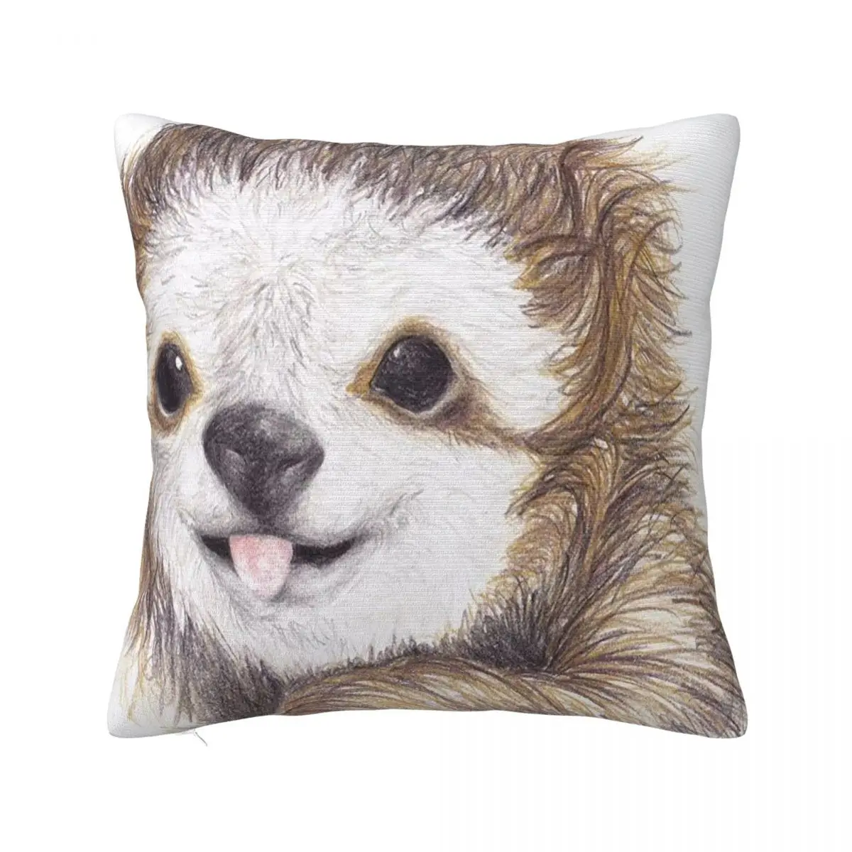 

Sloth Pattern Pillowcase Printing Polyester Cushion Cover Decoration Cute Animal Throw Pillow Case Cover Home Wholesale 45X45cm