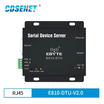 E810-DTU-V2.0 RS485 RS232 Ethernet RJ45 serial Port server wireless transceiver Modem full duplex module