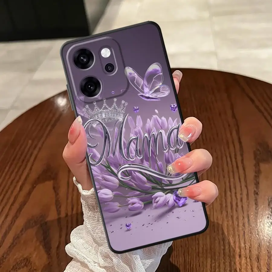 Coque pour Oppo Reno 15 F A5x A6x A6 Pro A6c A5 13 15C 14, motif couronne, papillon, mère