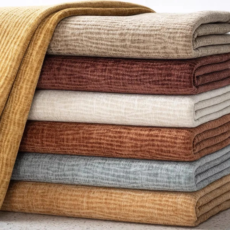 

Утолщенная вельветовая ткань из синели с эффектом лепестков, однотонная, фланелевая, в стиле ретро, высококачественная, для сидений, подушек, чехлов для диванов, для рукоделия, домашняя ткань