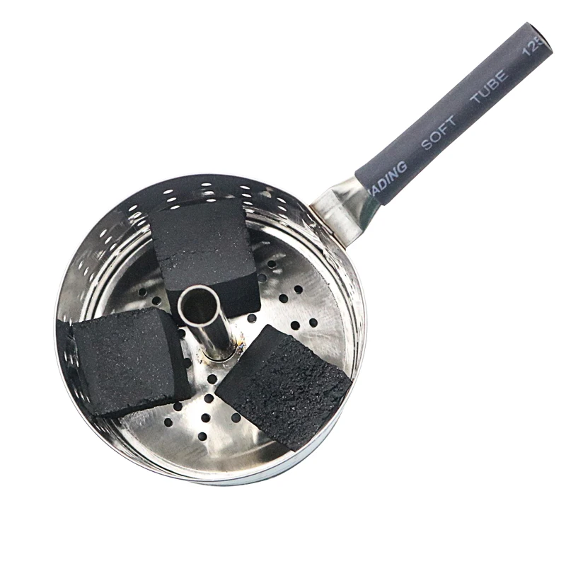 1PC Many Holes Metal Shisha Charcoal Holder Screen With Handle For Hookah/Sheesha/Chicha / Narguile Tobacco Bowl Accessories