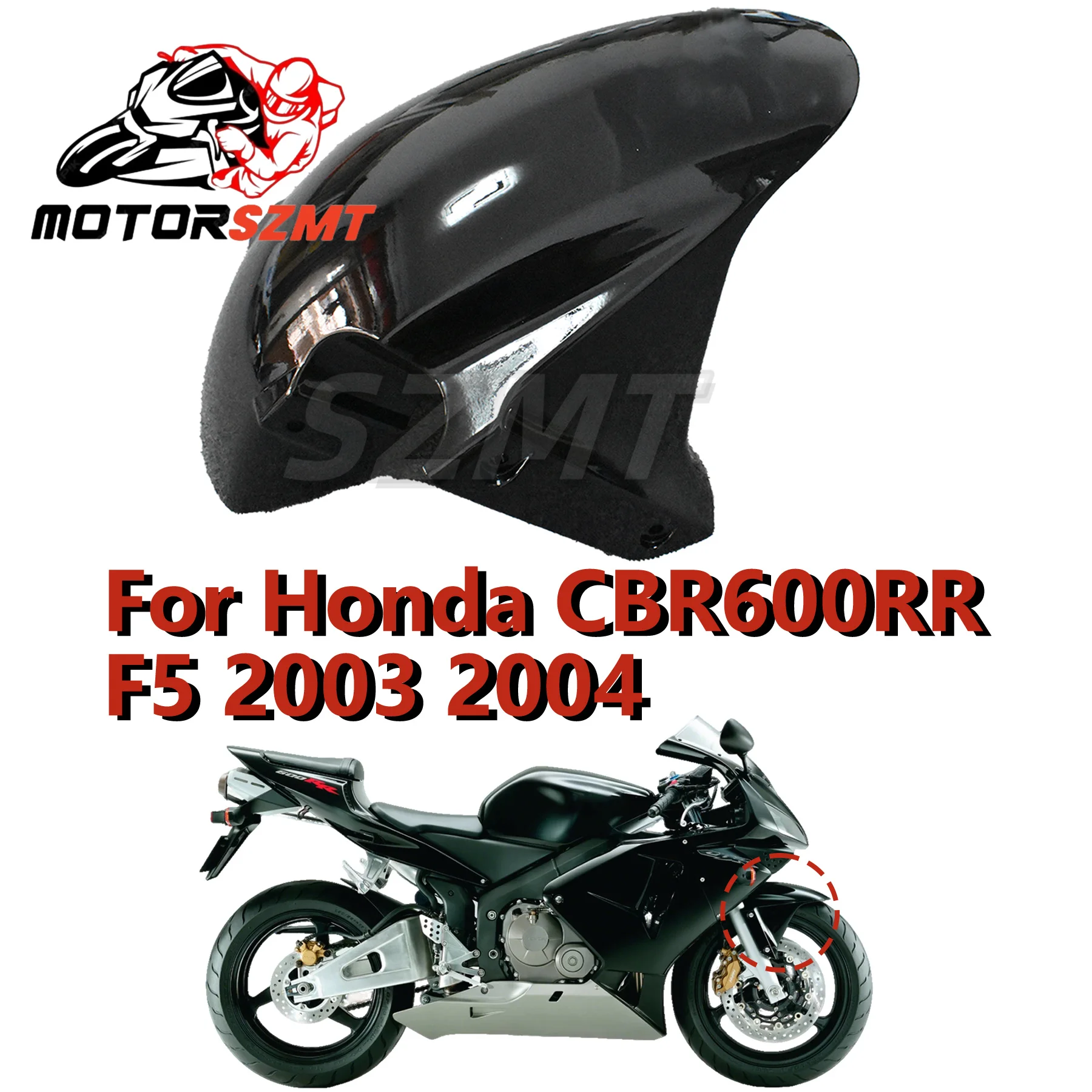 

Front Fender Mudguard Cover` Fairing Fit for Honda CBR600RR F5 2003 2004