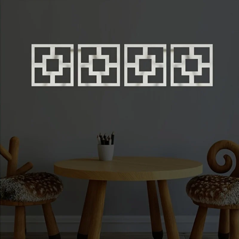 DIY Products 10PCS 8 Inch 2D Acrylic Mirror Wall Stickers Versatile for Living Room Lamp Cabinet Bathroom Full Length Mirror