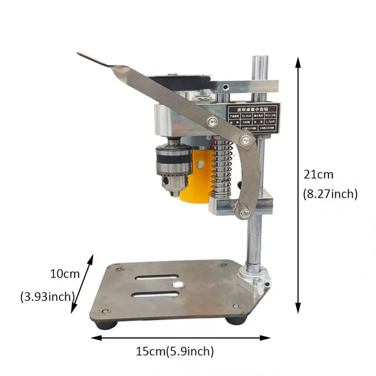 180W High Precision Mini Drill Floor B10 Drill Chuck Electric Bench Drill Tapping Machine Wood Metal Drilling Machine