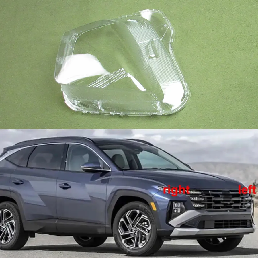 Osłona reflektora do Hyundai Tucson (wersja zagraniczna) 2021-2025, przezroczysty klosz lampy, soczewka reflektora, obudowa reflektora, pleksiglas
