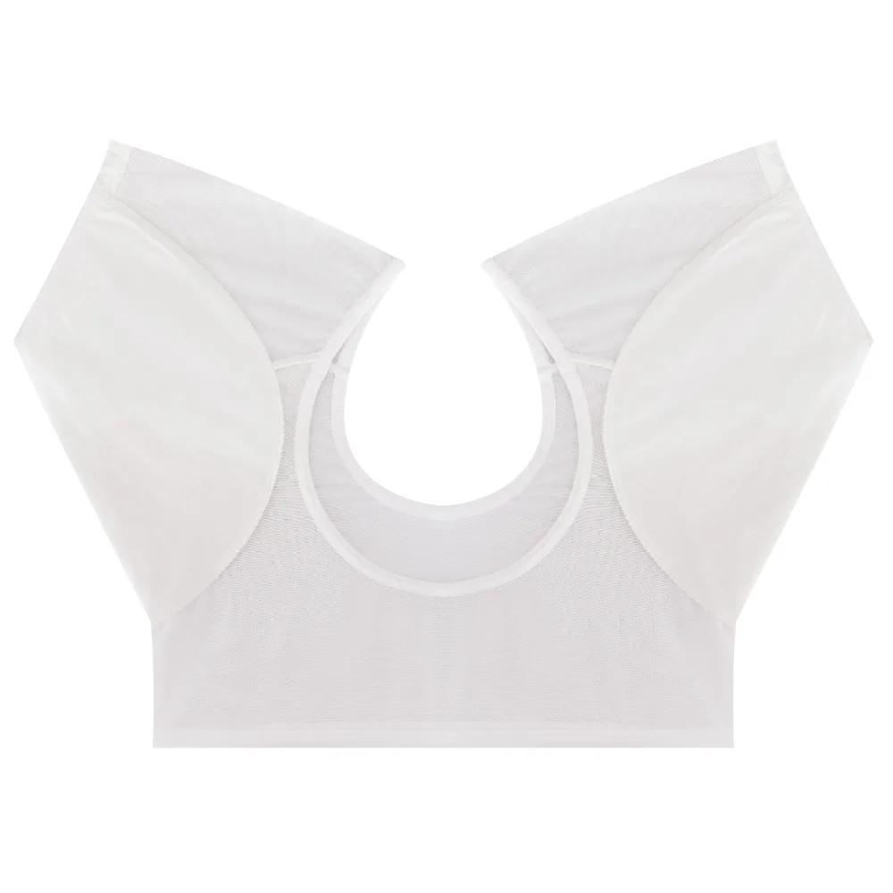 Washable T-shirt Shape Sweat Pads Ultra-thin Reusable Armpit Care Pads Elasticity Breathable Perspiration Deodorant Pads