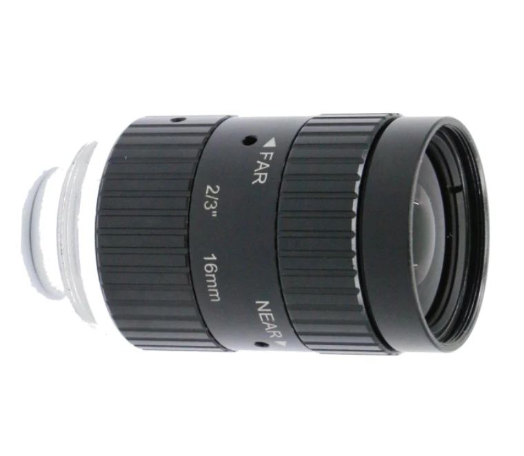 2/3 10MP 16mm FA Lens CCTV Lens Ultra-high resolution lens C-Mount Multi-layer coating high transmittance Compact structure