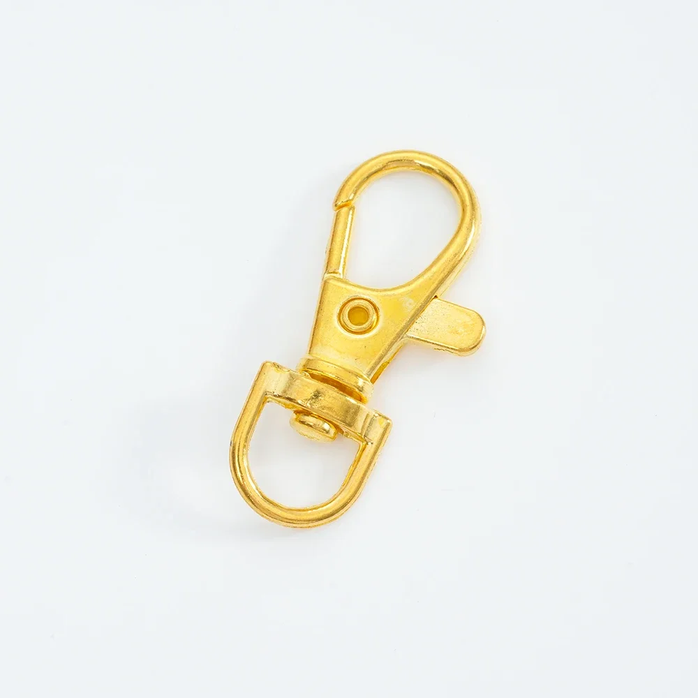 5pcs Swivel Lobster Clasp Hooks Split Key Ring Connector Carabiner for DIY Keychain Jewelry Making Findings Accessories