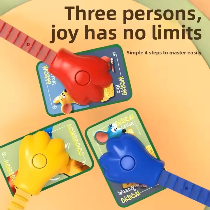 고양이가 쥐를 잡는다, 어린이 3인 전투, 조기 교육 반응 경쟁 게임, 보드 게임