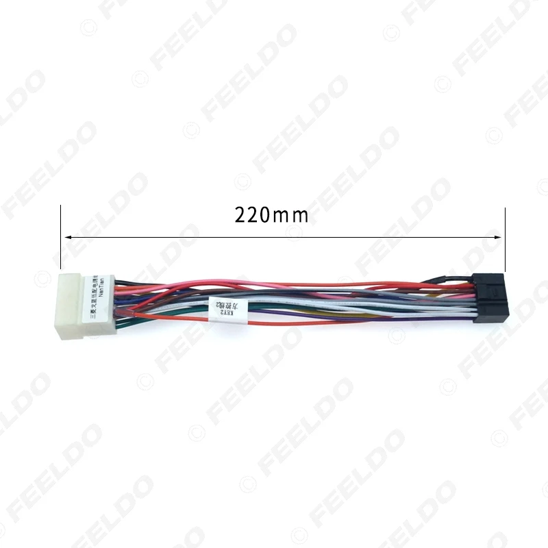 5Pcs Car Radio Stereo 16PIN Wiring Harness Adaptor For Mitsubishi Galant Audio Power Calbe