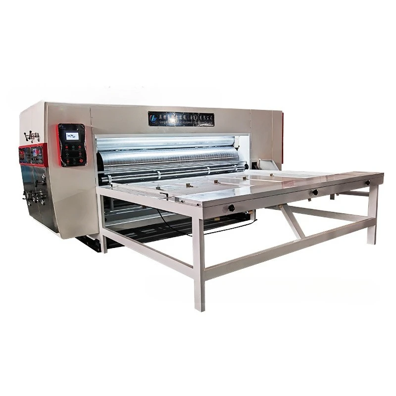 Carton packaging machinery and equipment One-click single printing slotting machine Semi-automatic ink printing slotting machine
