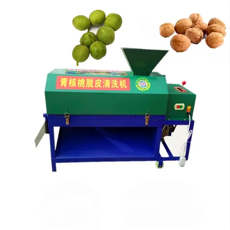 【2026】 Saloni High Productivity Motorized Green Walnut Peeling Machine | Stainless Steel 800-1000kg/h Capacity Efficient Nut She