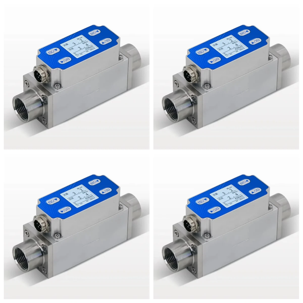 Small Thermal Flowmeter Thermal Flow Measurement Instrument Compressed air Nitrogen LPG Flow Sensor