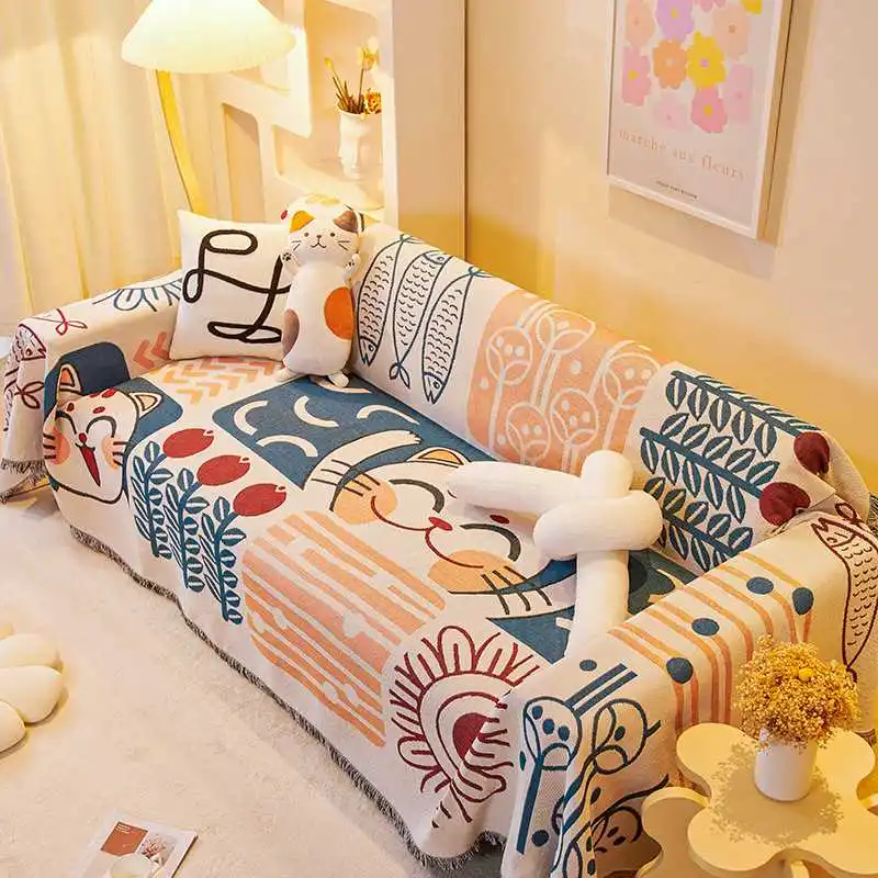 

Nordic Sle Full Cover Sofa Protector Proof Four Season Combination Universal Sofa Cover Cloth No Brand New Model