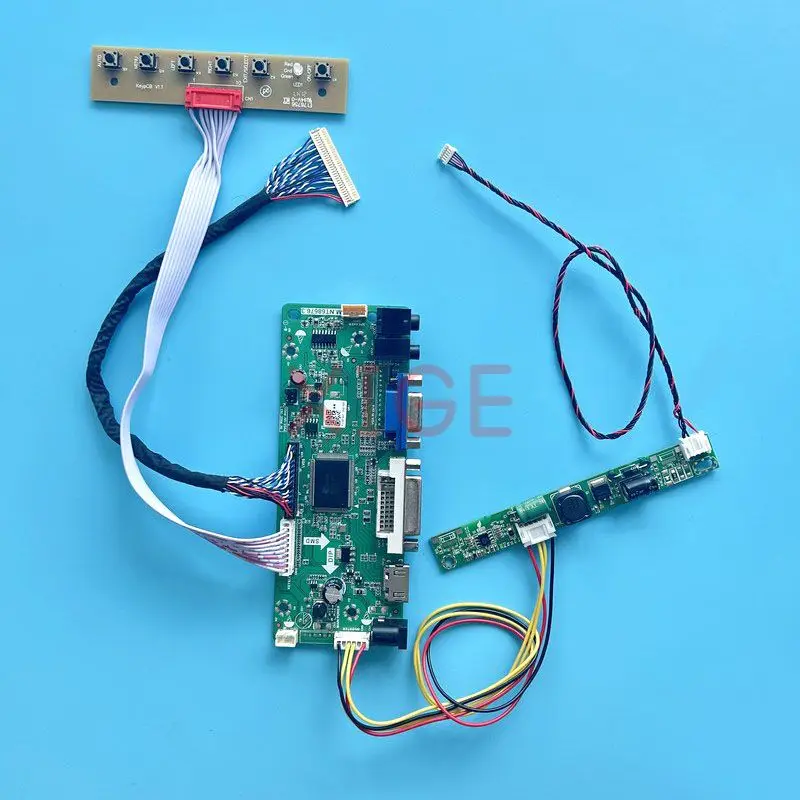 For LTM240CL04 LTM240CT06 LCD Display Controller Driver Board HDMI-Compatible DIY Kit LVDS 30-Pin DVI VGA Matrix 1920*1200 24