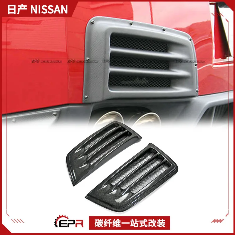 Подходит для модификации из углеродного волокна Nissan GTR, модель тренда задней планки Ares R35, установки воздухозаборника заднего впуска