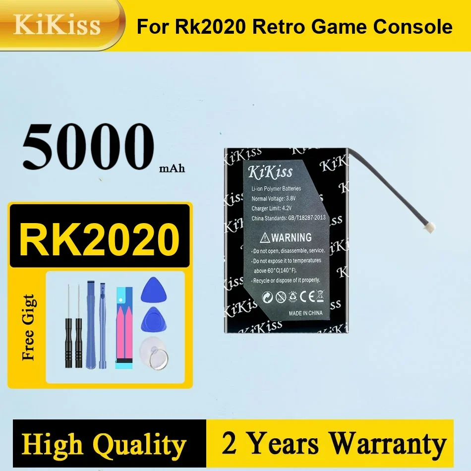 

5000 мАч Kikiss Battery RK2020 для портативной игровой консоли Maitre Retro